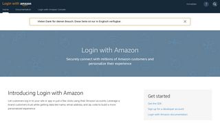 Login with Amazon - Amazon Developer