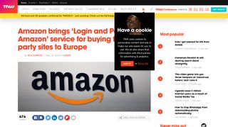 'Login and Pay with Amazon' Service Arrives in Europe - TNW