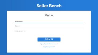 Log In To SellerBench | For Amazon FBA Sellers