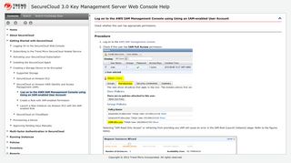 Log on to the AWS IAM Management Console using Using an IAM ...