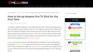 How to Set Up Amazon FireStick for the First Time Under 5 Minutes