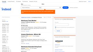 Amazon Warehouse Jobs, Employment | Indeed.com