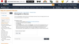 Amazon.com Help: Deregister a Device