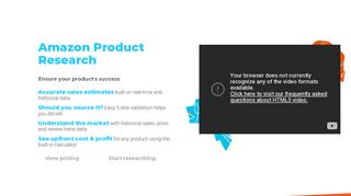 Amazon Product Research Tool & Sourcing Software | Market ...