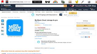 Amazon.com: My Music Cloud: storage & sync: Appstore for Android