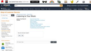Amazon.com Help: Listening to Your Music