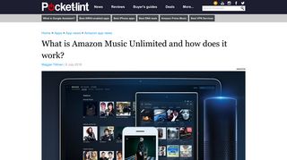 What is Amazon Music Unlimited and how does it work? - Pocket-lint