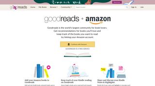 your Amazon and Goodreads accounts are linked