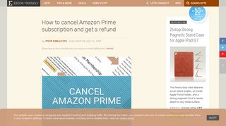 How to cancel Amazon Prime subscription and get a refund