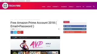 Free Amazon Prime Account 2018 ( Email+Password ) - TechFire