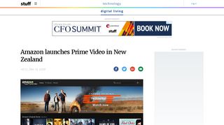 Amazon launches Prime Video in New Zealand | Stuff.co.nz