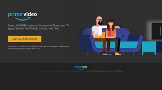 Amazon.com Sign up for Prime Video