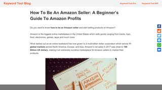 How To Be An Amazon Seller: A Beginner's Guide To Amazon Profits