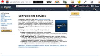 Amazon.com : Self Publishing Services