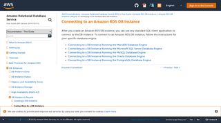 Connecting to an Amazon RDS DB Instance - Amazon Relational ...