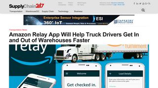 Amazon Relay App Will Help Truck Drivers Get In and Out of ...