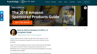 How to Sell on Amazon in 2019 | A Complete Guide - CPC Strategy
