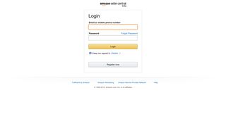 Amazon Sign In - Amazon Seller