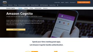 Amazon Cognito - Simple and Secure User Sign Up & Sign In ...