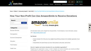 How Your Non-Profit Can Use AmazonSmile to Receive Donations ...