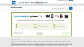 Membership Rewards with Amazon - Membership Rewards® Program ...