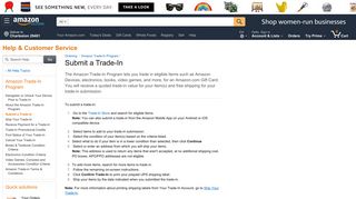 Amazon.com Help: Submit a Trade-In