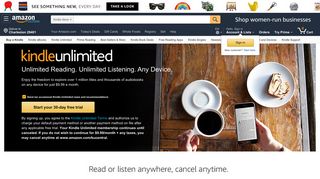 Kindle Unlimited Sign Up - Amazon.com
