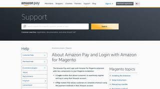 About Amazon Pay and Login with Amazon for Magento