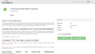 Hortonworks Data Platform Sandbox | Nuvepro