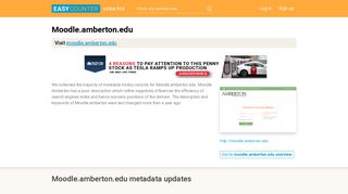 Moodle Amberton (Moodle.amberton.edu) - Amberton University ...