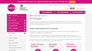 For Providers - Ambetter from Superior Healthplan