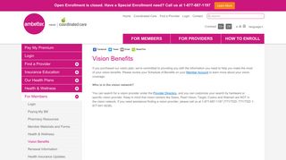 Vision Benefits - Ambetter from Coordinated Care