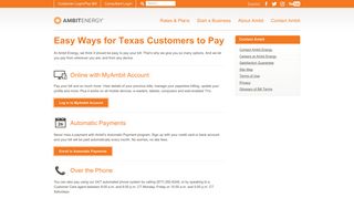 Pay My Bill - Easy Ways for Texas Customers to Pay | Ambit Energy
