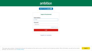 Login to your Account - Ambition Australia