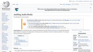 Ambling Audio Books - Wikipedia