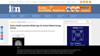Ambra Health Launches Mobile App for Instant Medical Image Access ...