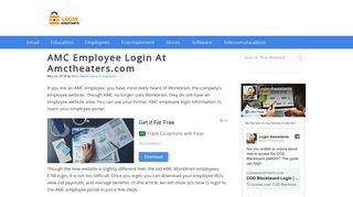 AMC Employee Login at amctheaters.com | Login Assistants