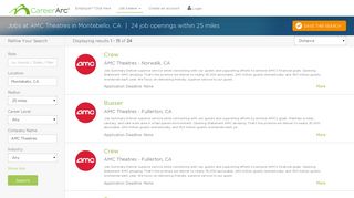 Jobs At AMC Theatres In Montebello, CA | CareerArc
