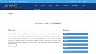 AMC Question Bank | Most trusted QBank for AMC MCQ Exam