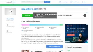 Access n32.ultipro.com. UltiPro