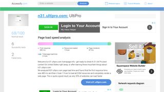 Access n31.ultipro.com. UltiPro