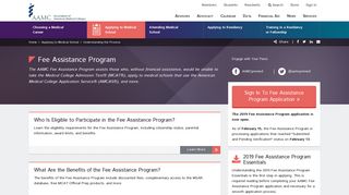 Fee Assistance Program - AAMC for Students, Applicants, and Residents