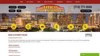 Make a Payment - Amco Auto Insurance