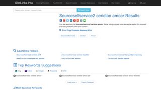 Sourceselfservice2 ceridian amcor Results For Websites Listing