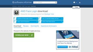 Download AMD Face Login by CyberLink Corp.