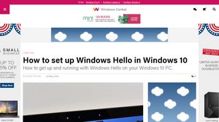 How to set up Windows Hello in Windows 10 | Windows Central