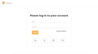 OneSpace: Log In