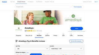 Working at Amedisys: 294 Reviews about Pay & Benefits | Indeed.com