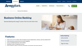 Business Online Banking with Bill Pay - Amegy Bank