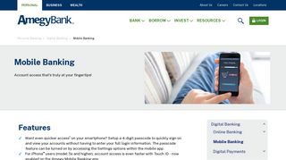 Mobile Banking with Bill Pay | Amegy Bank of Texas
